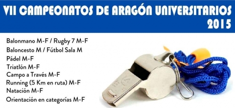 Inicio del VII Campeonato de Aragon Universitario 2014-15
