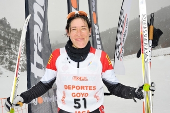 Yolanda Magallón al Cto. de Europa de Triatlón de Invierno