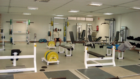 Sala de musculación.