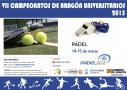 Campeonato de Aragón Universitario de Padel 2015