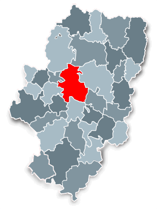 Imágen que representa el mapa de las Comarcas de Aragón