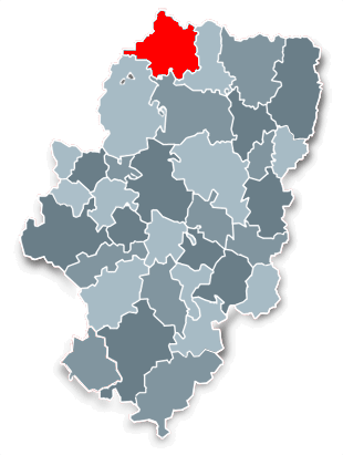 Imágen que representa el mapa de las Comarcas de Aragón